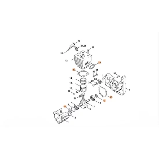 STIHL  Zestaw uszczelek 4203 007 1050